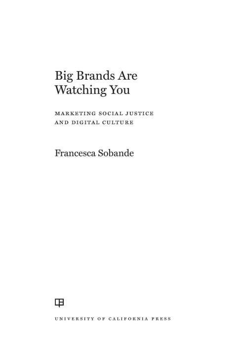 Cover image for book Big Brands Are Watching You