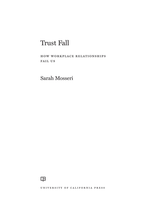 Cover image for book Trust Fall