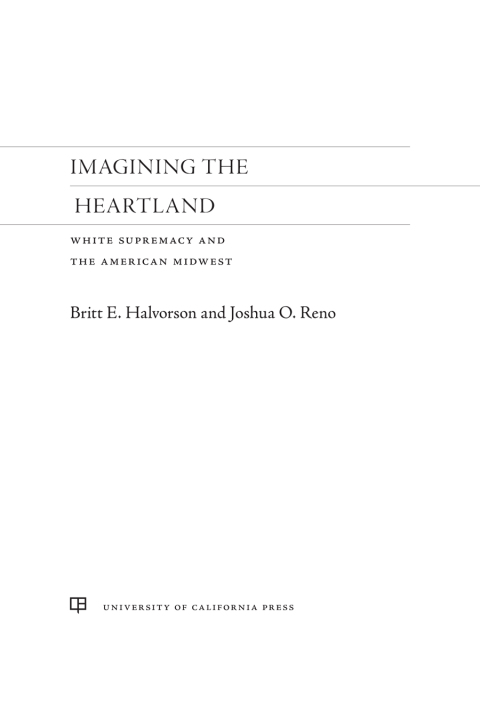 Cover image for book Imagining the Heartland