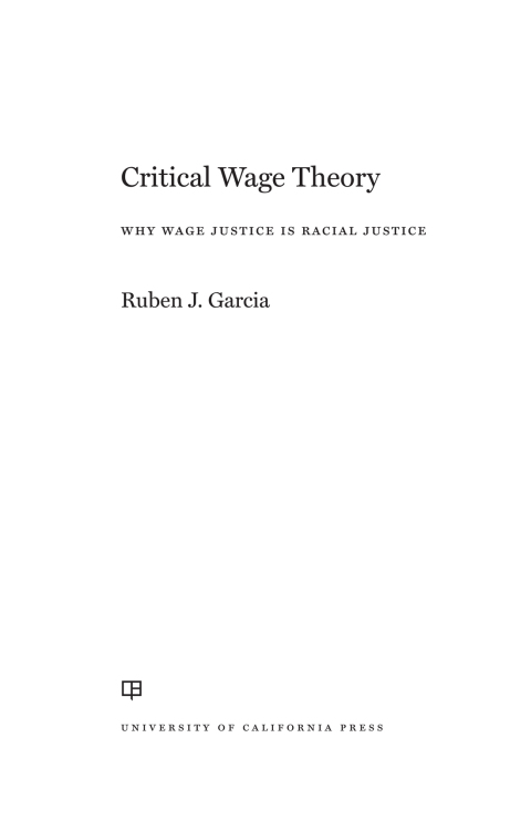 Cover image for book Critical Wage Theory