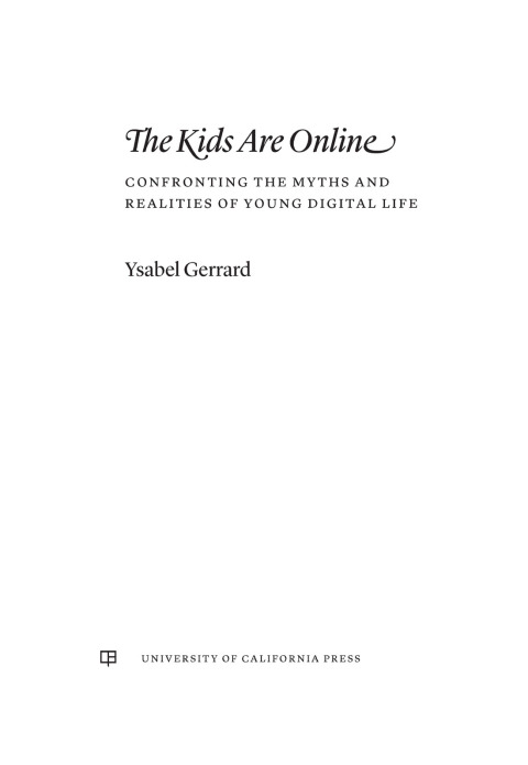 Cover image for book The Kids Are Online