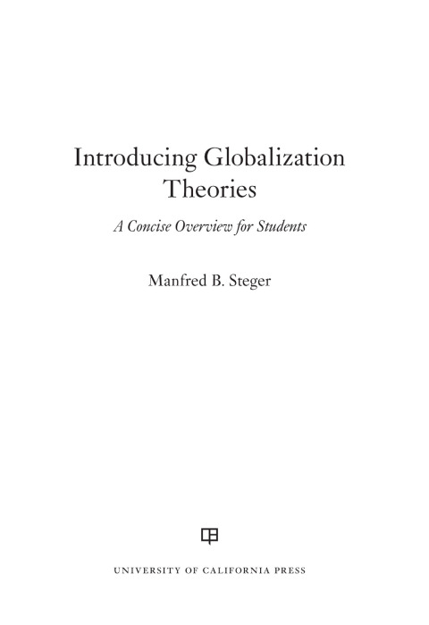 Cover image for book Introducing Globalization Theories