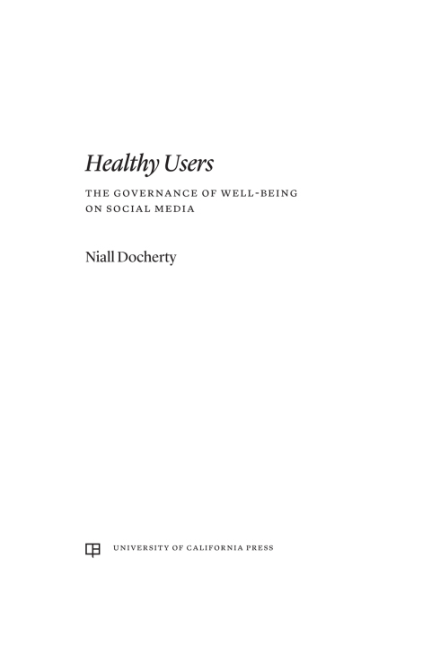 Cover image for book Healthy Users