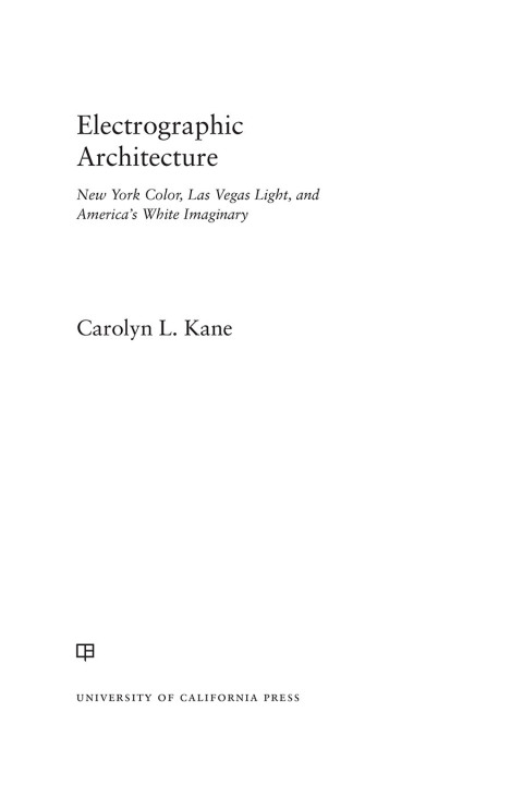 Cover image for book Electrographic Architecture