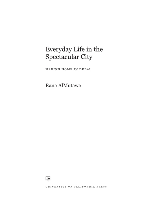 Cover image for book Everyday Life in the Spectacular City