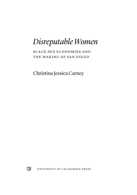Cover image for book Disreputable Women
