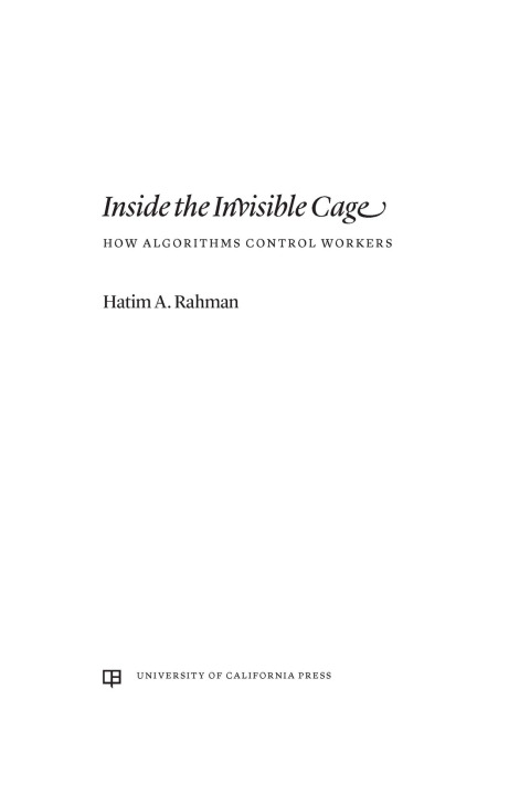 Cover image for book Inside the Invisible Cage