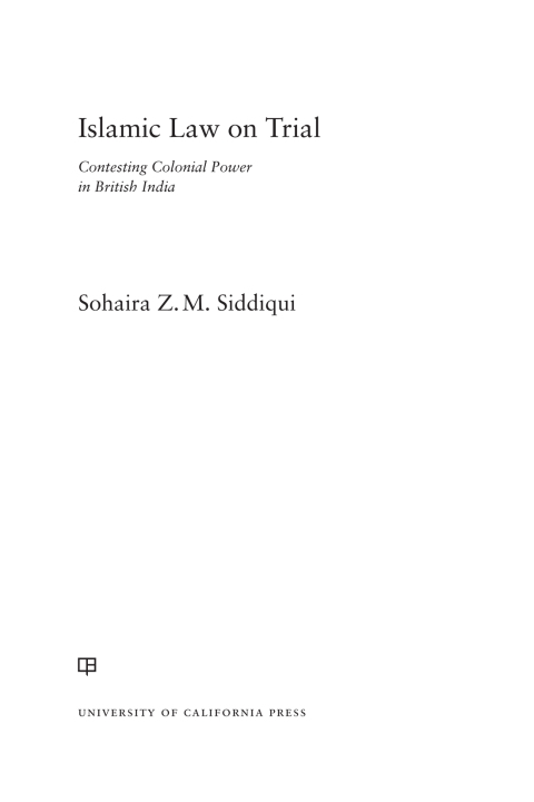 Cover image for book Islamic Law on Trial