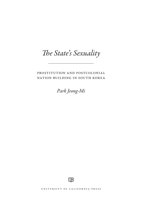 Cover image for book The State's Sexuality