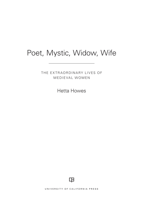 Cover image for book Poet, Mystic, Widow, Wife