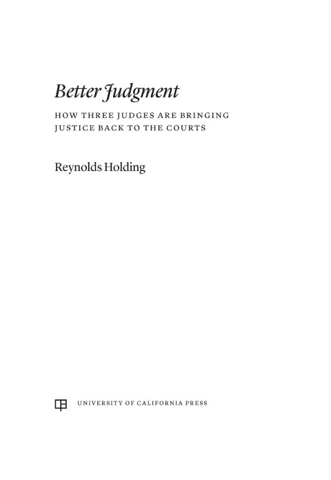 Cover image for book Better Judgment