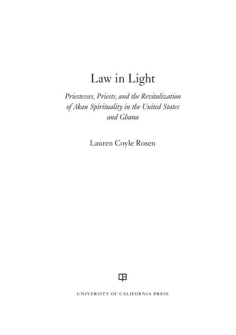 Cover image for book Law in Light