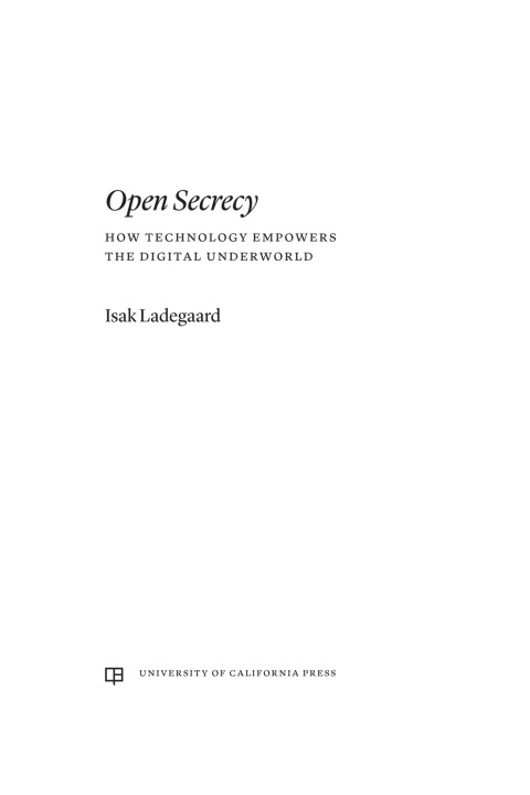 Cover image for book Open Secrecy
