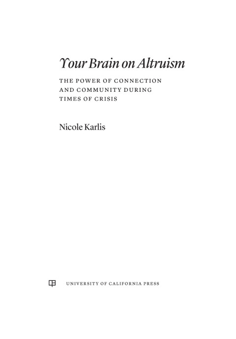 Cover image for book Your Brain on Altruism