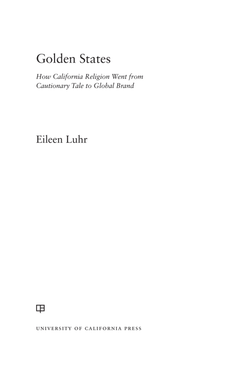 Cover image for book Golden States