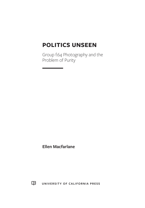 Cover image for book Politics Unseen