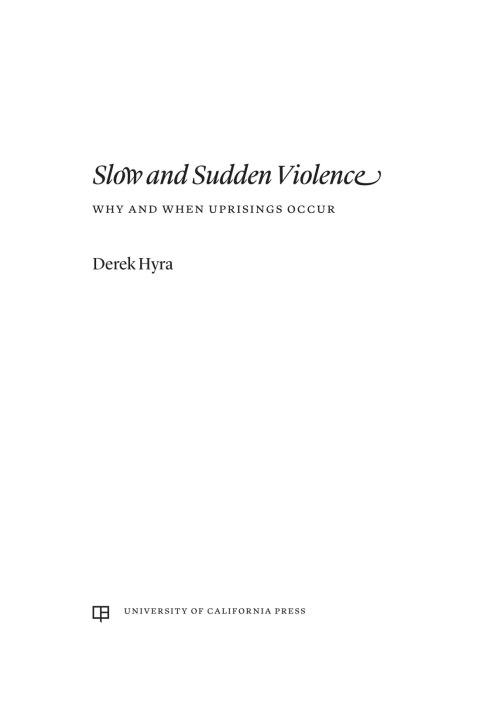 Cover image for book Slow and Sudden Violence