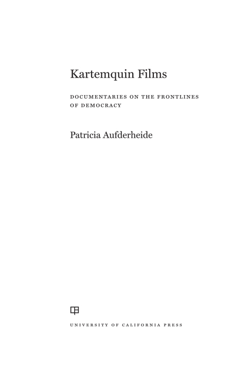 Cover image for book Kartemquin Films