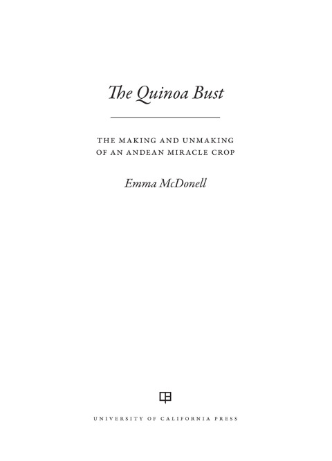 Cover image for book The Quinoa Bust