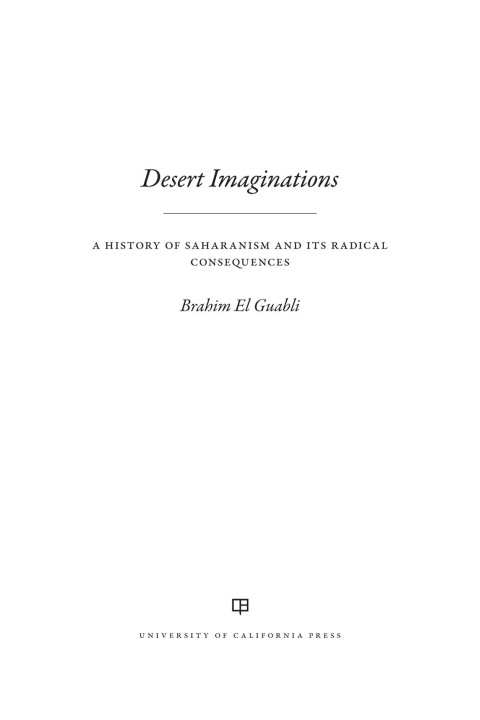 Cover image for book Desert Imaginations