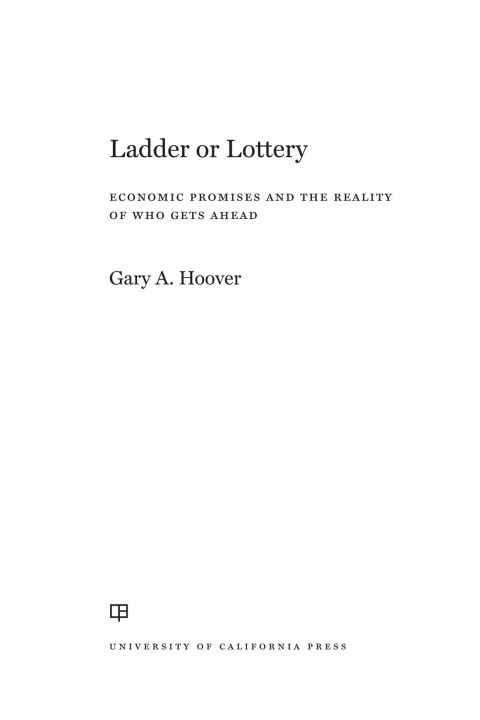 Cover image for book Ladder or Lottery