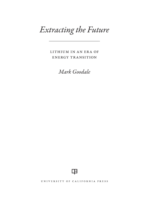 Cover image for book Extracting the Future