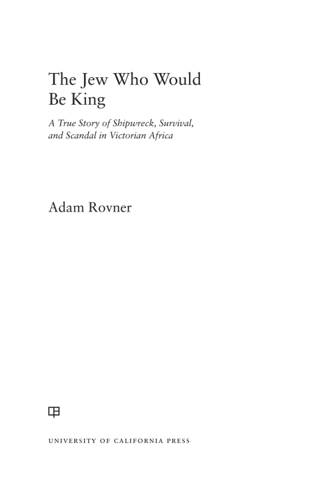 Cover image for book The Jew Who Would Be King