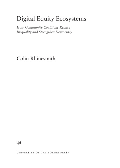 Cover image for book Digital Equity Ecosystems