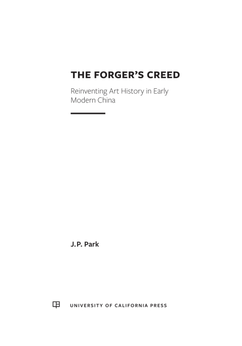 Cover image for book The Forger's Creed