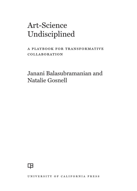 Cover image for book Art-Science Undisciplined