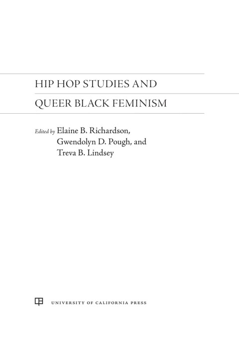 Cover image for book Hip Hop Studies and Queer Black Feminism