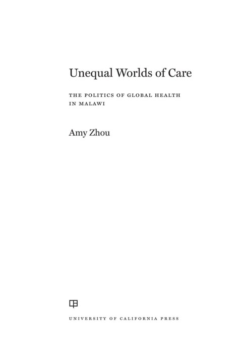 Cover image for book Unequal Worlds of Care