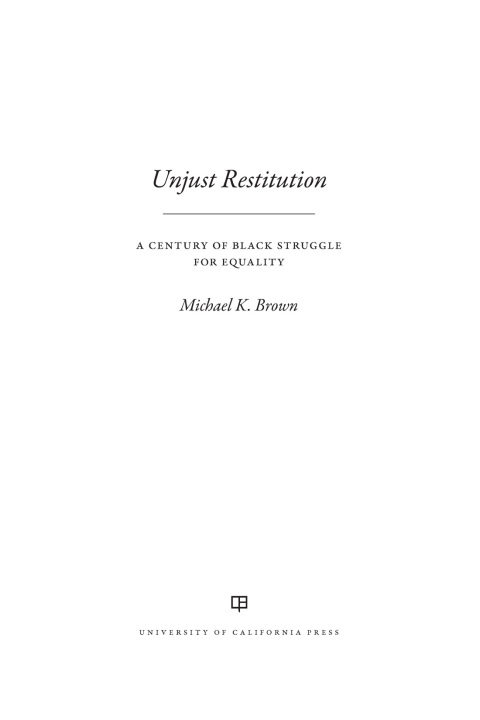 Cover image for book Unjust Restitution