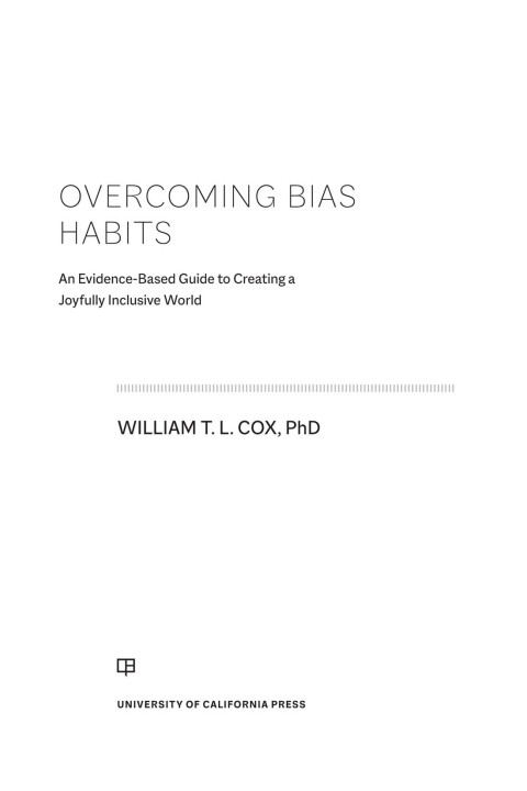 Cover image for book Overcoming Bias Habits