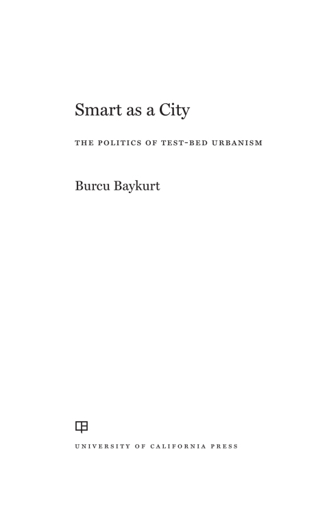 Cover image for book Smart as a City