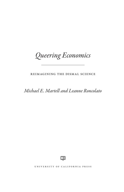 Cover image for book Queering Economics