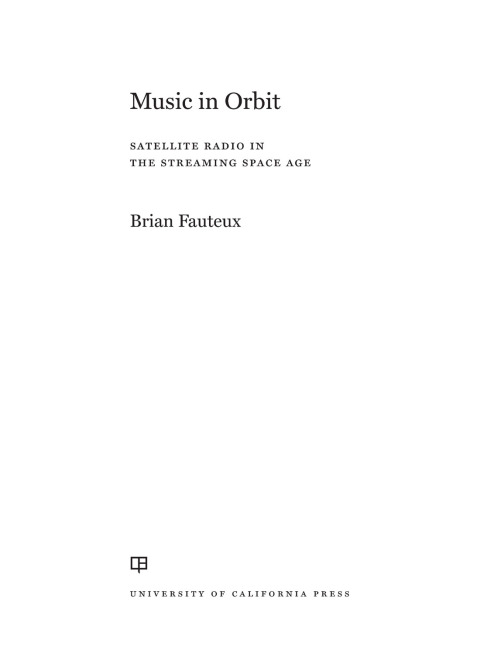 Cover image for book Music in Orbit