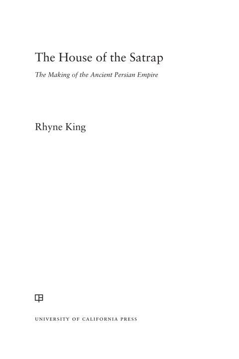 Cover image for book The House of the Satrap