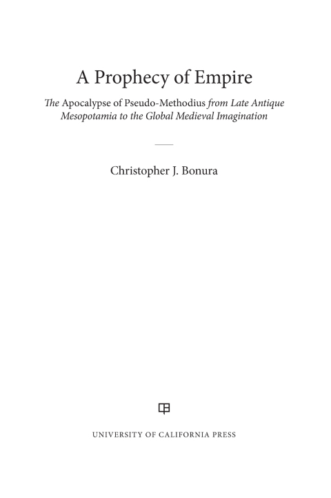 Cover image for book A Prophecy of Empire