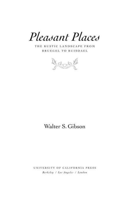 Cover image for book Pleasant Places