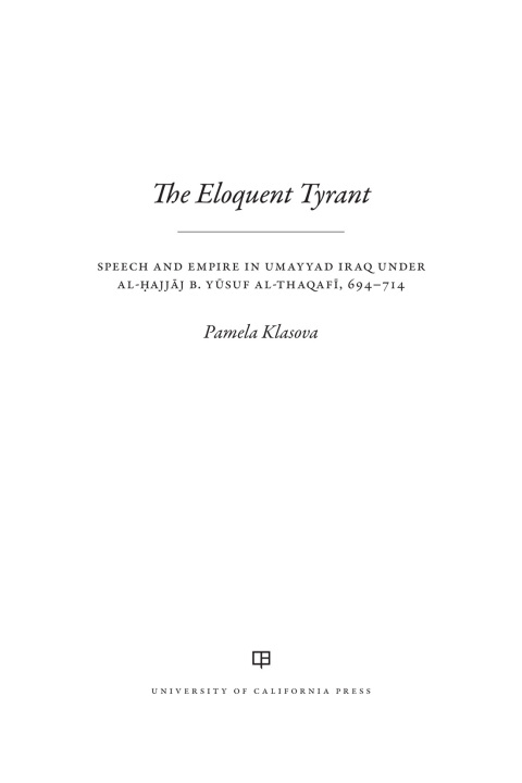 Cover image for book The Eloquent Tyrant