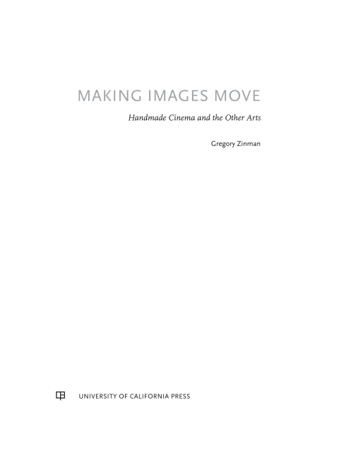 Cover image for book Making Images Move