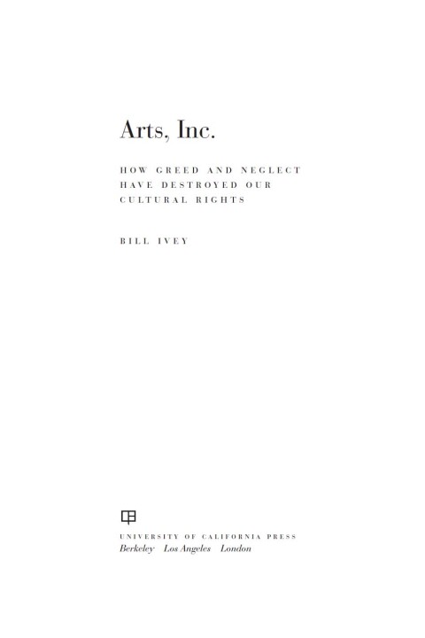 Cover image for book Arts, Inc.