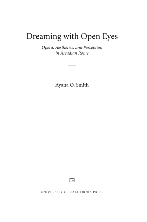 Cover image for book Dreaming with Open Eyes