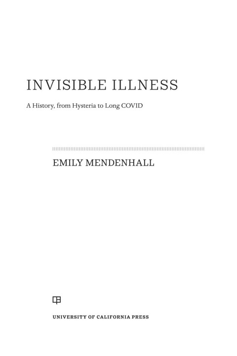 Cover image for book Invisible Illness