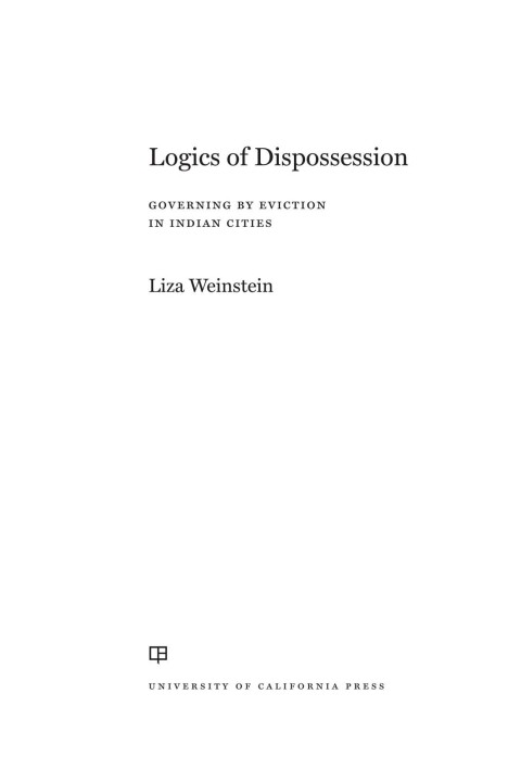 Cover image for book Logics of Dispossession