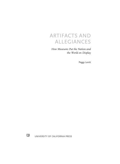 Cover image for book Artifacts and Allegiances