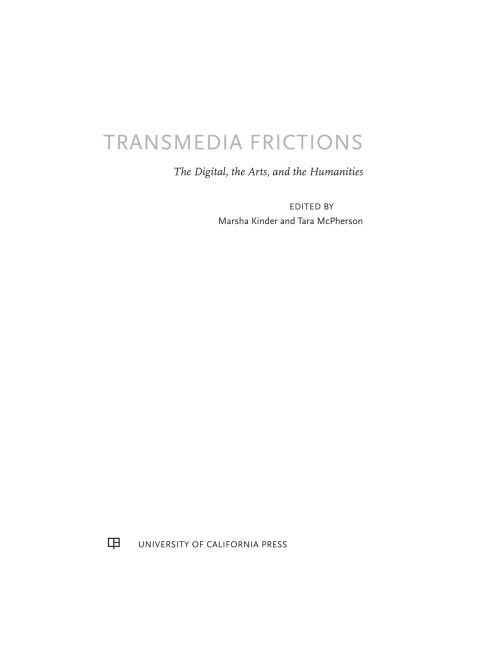 Cover image for book Transmedia Frictions