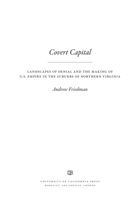 Cover image for book Covert Capital