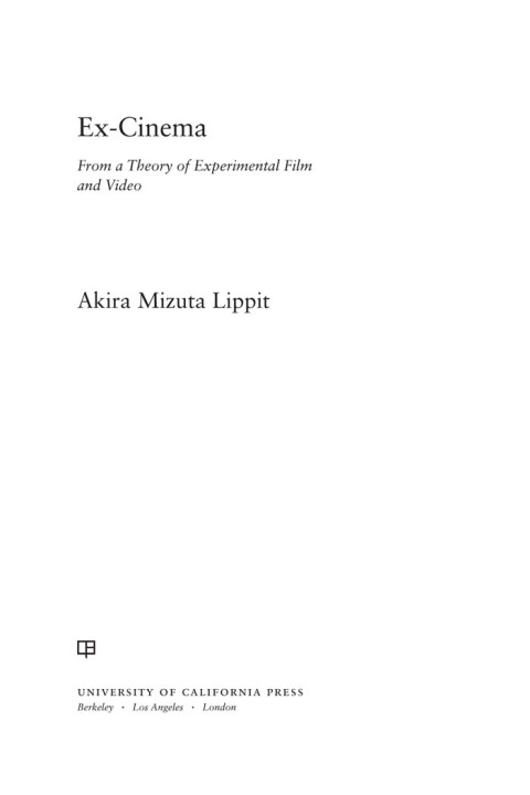 Cover image for book Ex-Cinema
